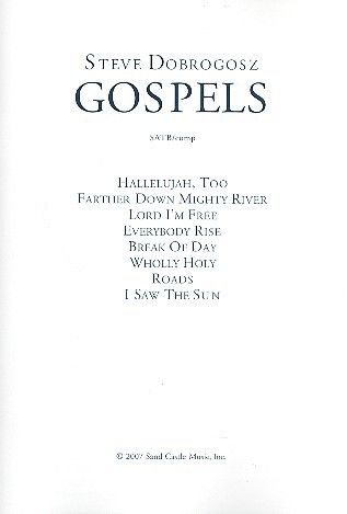 Dobrogosz, S: Gospels