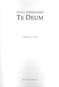Dobrogosz, S: Te Deum