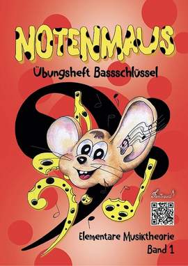 Notenmaus Übungsheft Bassschlüssel Band1