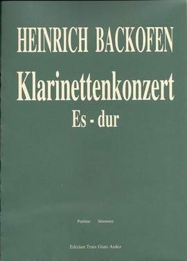 Backofen, J G H: Konzert Es-Dur