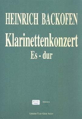 Backofen, J G H: Konzert Es-Dur