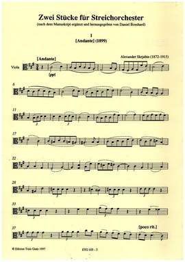 Scriabin, A N: 2 Stücke