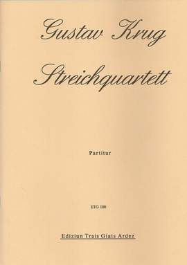 Krug, G: Streichquartett h-Moll