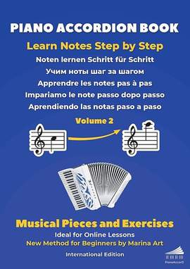 Art, M: Piano Accordion Book Vol.2: Musical Pieces and Exercices
