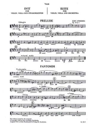 Atterberg, K M: Suite op.19,1