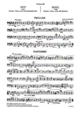 Atterberg, K M: Suite op.19,1