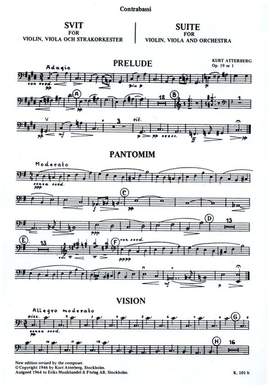 Atterberg, K M: Suite op.19,1