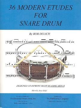 Delich, B: 36 modern Etudes for snare drum