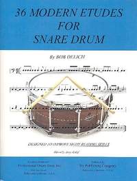 Delich, B: 36 modern Etudes for snare drum