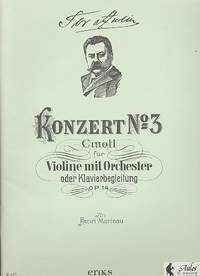 Aulin, T: Konzert c-Moll op.14 Nr.3