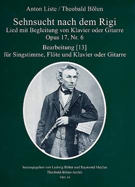Liste, A: Sehnsucht nach dem Rigi op.17,6