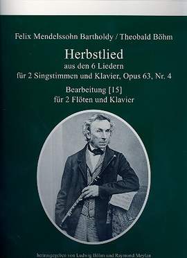 Mendelssohn Bartholdy, F: Herbstlied op.63,4 für 2 Flöten und Klavier