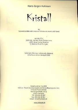 Hufeisen, H: Kristall