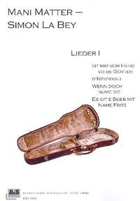 Matter, M: Lieder Band 1