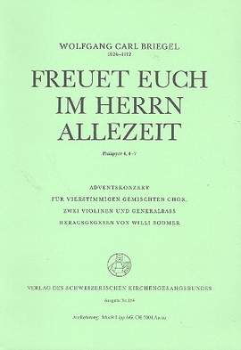 Briegel, W C: Freuet euch im Herrn allezeit
