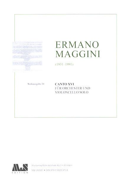 Maggini, E: Canto XVI