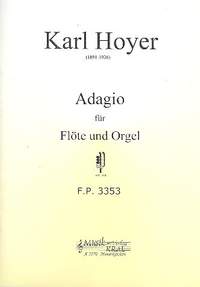 Hoyer, K: Adagio für Flöte und Orgel