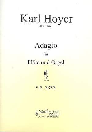 Hoyer, K: Adagio für Flöte und Orgel