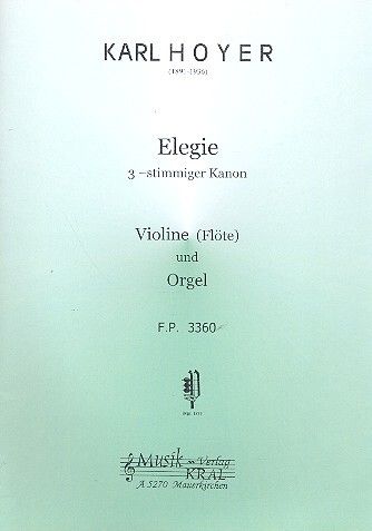 Hoyer, K: Elegie