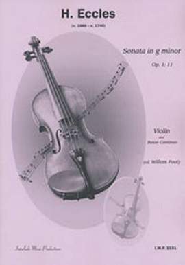 Eccles, H: Sonate g-Moll op.1,11 für Violine