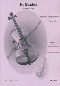 Eccles, H: Sonate g-Moll op.1,11 für Violine