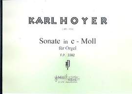 Hoyer, K: Sonate in c-moll