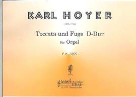 Hoyer, K: Toccata und Fuge D-Dur