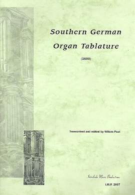 Southern German Organ Tablature