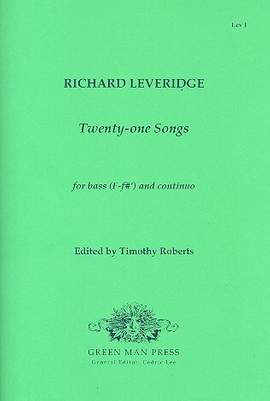 Leveridge, R: 21 Songs for bass and Bc