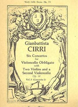 Cirri, G B: Concerto op.14,5
