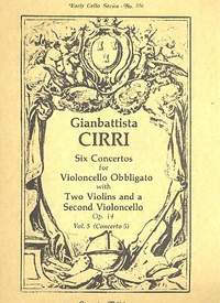 Cirri, G B: Concerto op.14,5