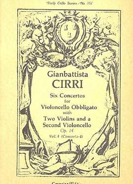 Cirri, G B: Concerto op.14,4