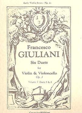 Giuliani, F G: 6 Duets op.3 vol.3 (nos.5-6)