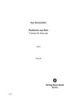 Beckschaefer, M: Postkarten aus Rom