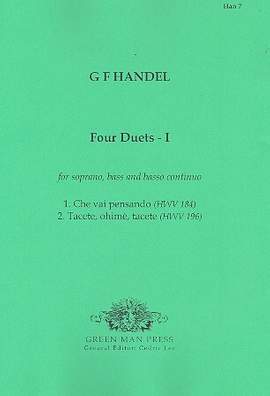 Handel, G F: 4 Duette Band 1