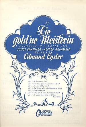 Eysler, E: So tanzt man nur in Wien