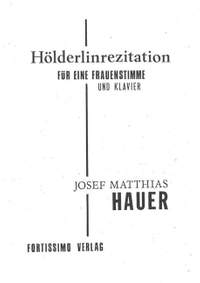 Hauer, J M: Hölderlinrezitation