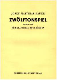 Hauer, J M: Zwölftonspiel 04. September 1956