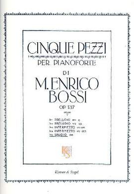 Bossi, M E: Studio op.137,5