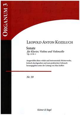 Kozeluh, L A: Sonate B-Dur op.12,1