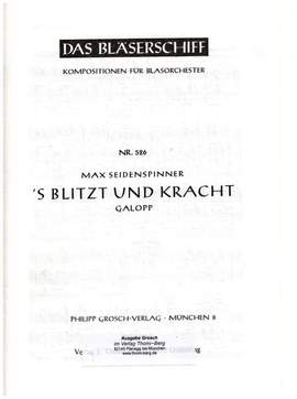 Seidenspinner, M: S blitzt und kracht