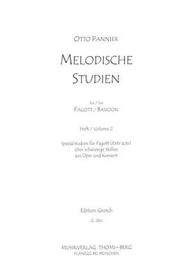 Pannier, O: Melodische Studien Band 2