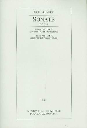 Kunert, K: Sonate op.15a
