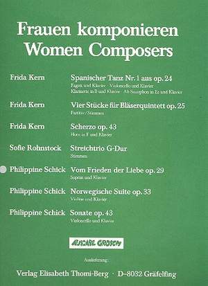 Schick, P: Vom Frieden der Liebe op.29