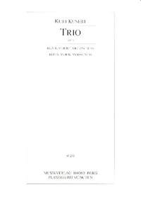 Kunert, K: Trio op.5
