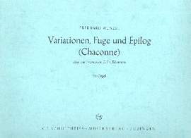 Wenzel, E: Variationen, Fuge und Epilog (Chaconne) über ein Thema von Telemann