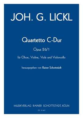 Lickl, J G: Quartetto C-Dur op.26,1
