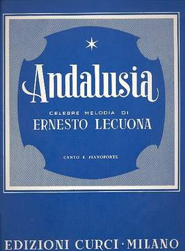 Lecuona, E: Andalusia per canto e pianoforte