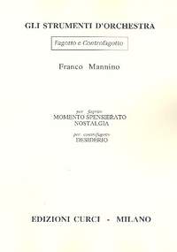 Mannino, F: 3 piezas per fagotto (contrafagotto)