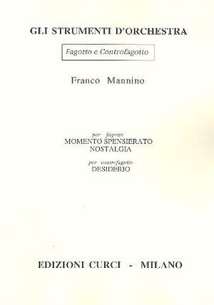 Mannino, F: 3 piezas per fagotto (contrafagotto)